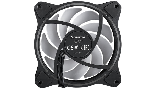 Вентилятор для корпуса 120mm Chieftec ZF-1225RGB-R PWM Reversible - 647998