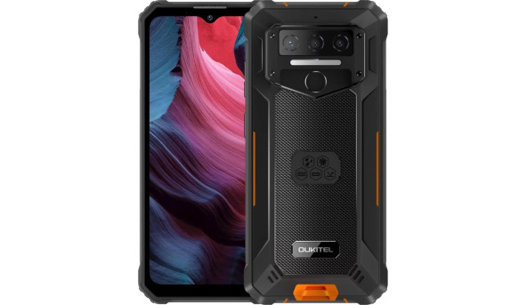 Смартфон Oukitel WP23 Plus 6.52"HD+ /8GB/256GB / T606 /10600mAh /13+5Мп/ IP69K /NFC Orange