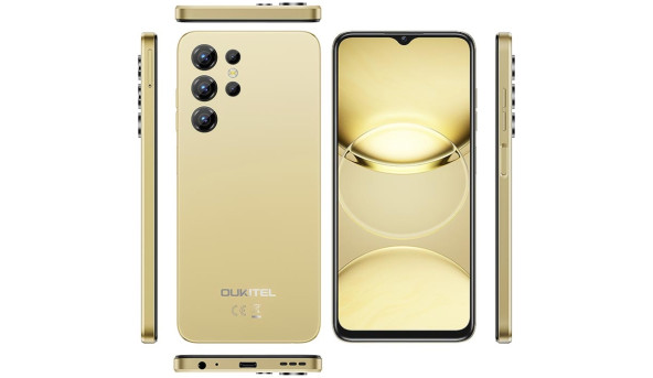 Смартфон Oukitel C1pro 6.52" HD /4GB/256GB/ T606 /5150mAh/ 13+5Мп / Gold - 648316