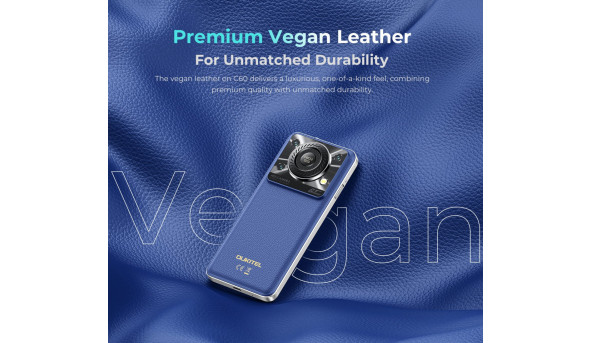 Смартфон Oukitel C60pro 6.88" HD+ /8GB/256GB/ T606 /10000mAh/ 13+5Мп / Blue - 648317
