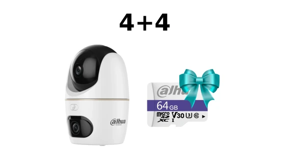 Комплект Dahua 4+4 DH-H5D-5F 5МП Wi-Fi панорамная
