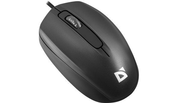 Мишка Defender Alpha MB-507, 3кн.,1000dpi, безшумна чорна - 648434
