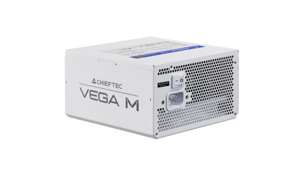 БЖ 750W Chieftec VEGA M PPG-750-CW ATX 3.1 135mm, 80+ Gold, Fully modular, WHITE, Retail - 648461