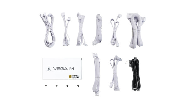 БЖ 750W Chieftec VEGA M PPG-750-CW ATX 3.1 135mm, 80+ Gold, Fully modular, WHITE, Retail - 648461