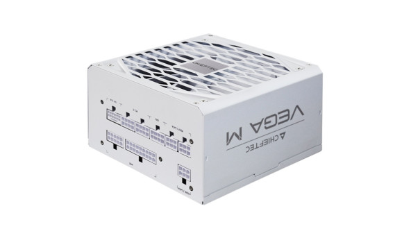 БЖ 1000W Chieftec VEGA M PPG-1000-CW ATX 3.1 135mm, 80+ Gold, Fully modular, WHITE, Retail