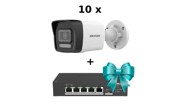 IP видеокамера Hikvision DS-2CD1043G2-IUF 4МП (2.8мм) с микрофоном