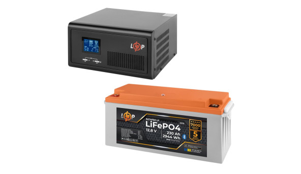 КРЖ LogicPower B1500 + літієва (LiFePO4) батарея 29440 Ватт (19408+31170 230 Ah) - 648591