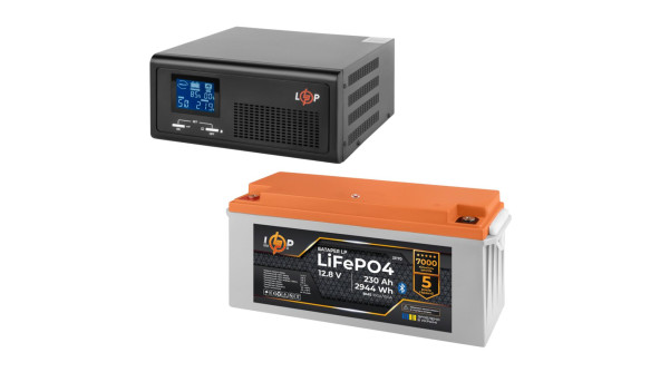 КРП LogicPower B1000 + литиевая (LiFePO4) батарея 2944 Ватт (19407+ 31170 230 Ah)