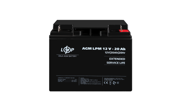 Розпродаж (4163) Акумулятор AGM LPM 12V - 20 Ah 09/23 - 648623
