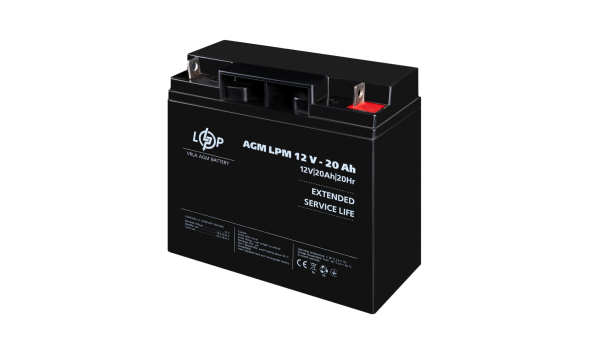 Розпродаж (4163) Акумулятор AGM LPM 12V - 20 Ah 09/23 - 648623