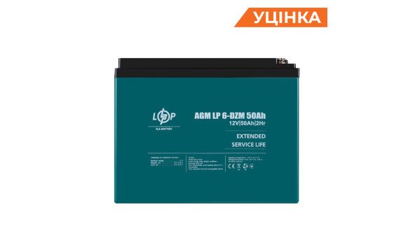Розпродаж (10063) Тяговий свинцево-кислотний акумулятор LP 6-DZM-50 Ah - 648643