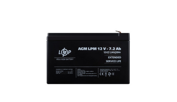 Розпродаж Акумулятор AGM LPM 12V - 7.2 Ah - 648699