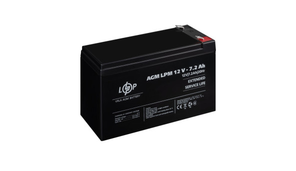 Розпродаж Акумулятор AGM LPM 12V - 7.2 Ah - 648701