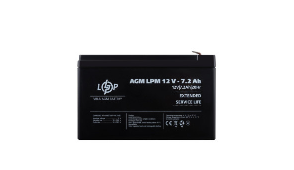 Распродажа Аккумулятор AGM LPM 12V - 7.2 Ah