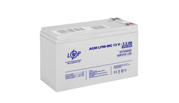 Распродажа Аккумулятор мультигелевый LPM-MG 12V - 7.5 Ah - 648708