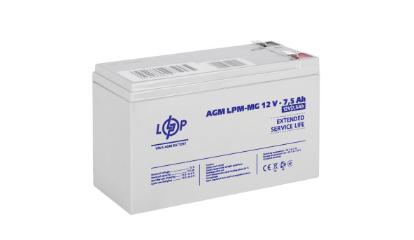 Распродажа Аккумулятор мультигелевый LPM-MG 12V - 7.5 Ah - 648708