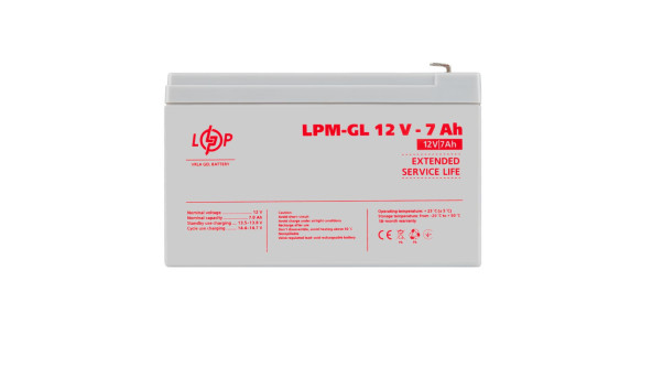 Распродажа Аккумулятор гелевый LPM-GL 12V - 7 Ah