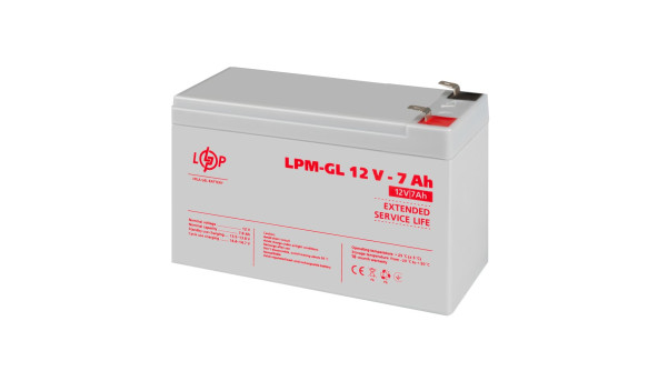Распродажа Аккумулятор гелевый LPM-GL 12V - 7 Ah - 648737