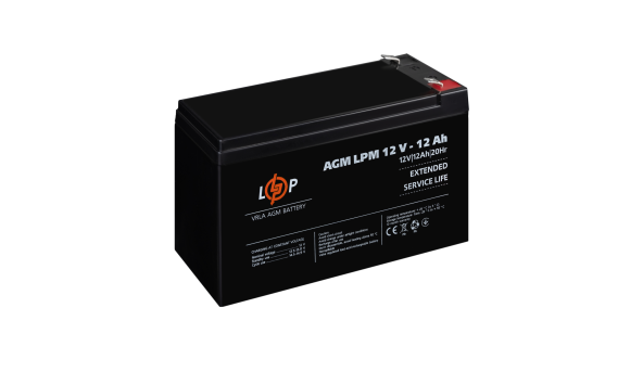 Розпродаж Акумулятор AGM LPM 12V - 12 Ah - 648740