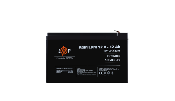 Розпродаж Акумулятор AGM LPM 12V - 12 Ah - 648740