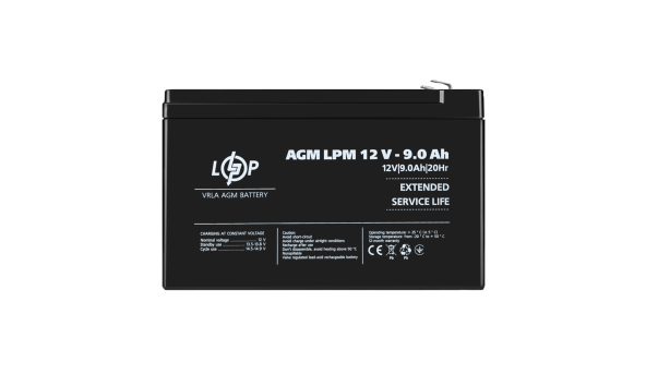 Розпродаж Акумулятор AGM LPM 12V - 9 Ah - 648741