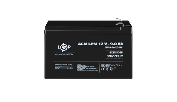 Розпродаж Акумулятор AGM LPM 12V - 9 Ah - 648741