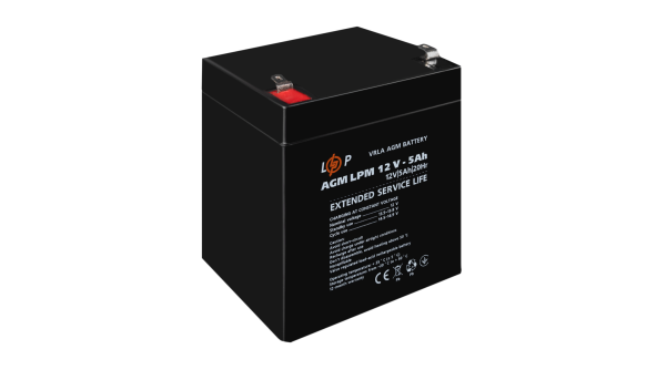 Розпродаж Акумулятор AGM LPM 12V - 5 Ah - 648742