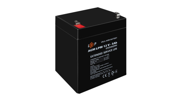 Розпродаж Акумулятор AGM LPM 12V - 5 Ah - 648742