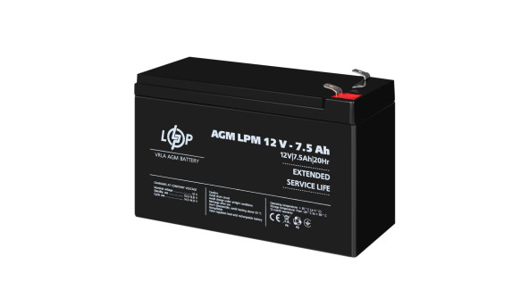 Распродажа Аккумулятор AGM LPM 12V - 7.5 Ah - 648744