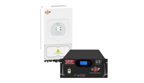 Комплект резервного живлення LogicPower 6000W + літієва (LiFePO4) батарея 6000Wh - 648774