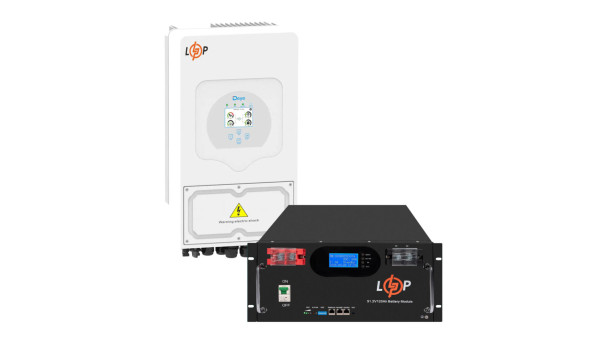 Комплект резервного живлення LogicPower 6000W + літієва (LiFePO4) батарея 6000Wh