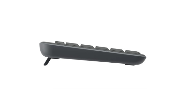 Клавіатура бездротова LOGITECH K250 UKR, 2.4GHZ/BT, Graphite - 648816