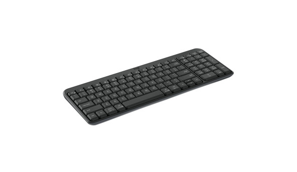 Клавіатура бездротова LOGITECH K250 UKR, 2.4GHZ/BT, Graphite - 648816
