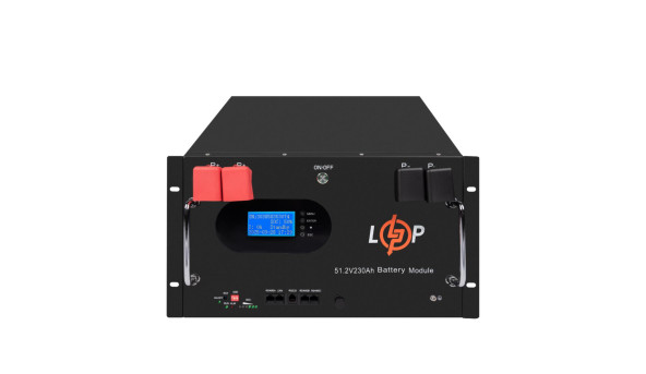 Распродажа Аккумулятор LP LiFePO4 51,2V - 230 Ah (11776Wh) (Smart BMS 200A) с LCD RM AB RS485/CAN