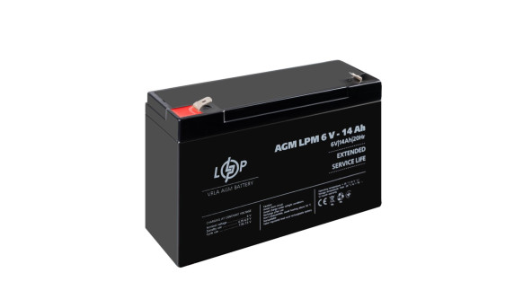 Распродажа (4160) Аккумулятор AGM LPM 6V - 14 Ah 09/23 - 648830
