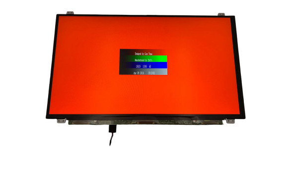 Матриця LP156WF6-SPP1 15.6" 1920*1080 (Full HD 1080p/HDTV, 16:9) eDP 30 pin LED IPS 60Hz роз'єм праворуч внизу Б/В - 649199