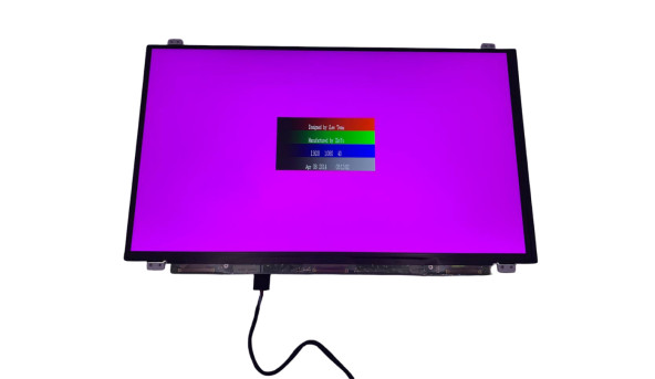 Матриця LP156WF6-SPP1 15.6" 1920*1080 (Full HD 1080p/HDTV, 16:9) eDP 30 pin LED IPS 60Hz роз'єм праворуч внизу Б/В - 649199