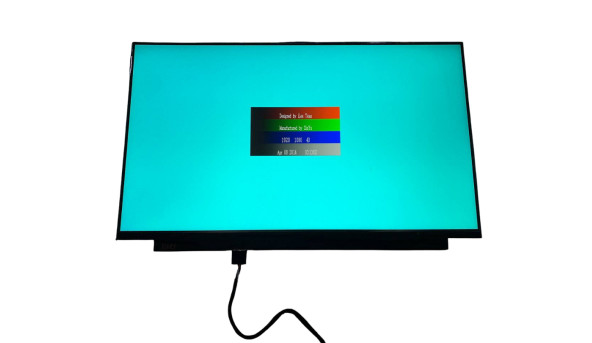 Матрица AUO B156HAN02.1 15.6" (1920x1080) Slim LED IPS 30pin eDP разъем справа внизу Б/У - 649202