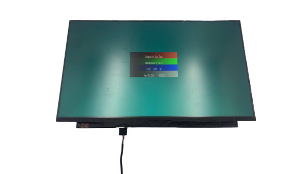 Матрица AUO B156HAN02.1 15.6" (1920x1080) Slim LED IPS 30pin eDP разъем справа внизу Б/У - 649212