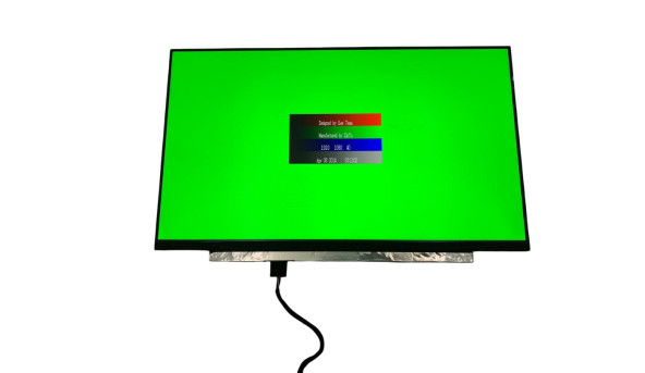 Світлодіодна матриця Innolux N140HCG-GQ2 REV.C1 14.0 1920x1080 FHD  30pin SLIM IPS 60Hz﻿ роз'єм праворуч внизу Б/В
