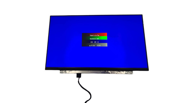 Светодиодная матрица Innolux N140HCG-GQ2 REV.C1 14.0 1920x1080 FHD 30pin SLIM IPS 60Hz разъем справа внизу Б/У - 649221