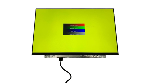 Светодиодная матрица Innolux N140HCG-GQ2 REV.C1 14.0 1920x1080 FHD 30pin SLIM IPS 60Hz разъем справа внизу Б/У - 649221