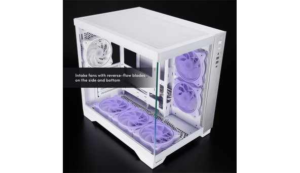 Корпус Chieftec VISIO GM-30W-TG-OP ATX, без БЖ, White - 649287