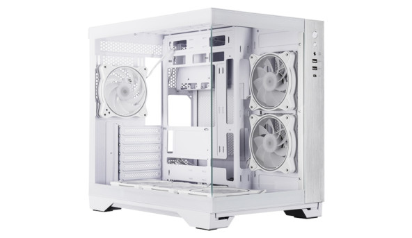 Корпус Chieftec VISIO GM-30W-TG-OP ATX, без БЖ, White - 649287