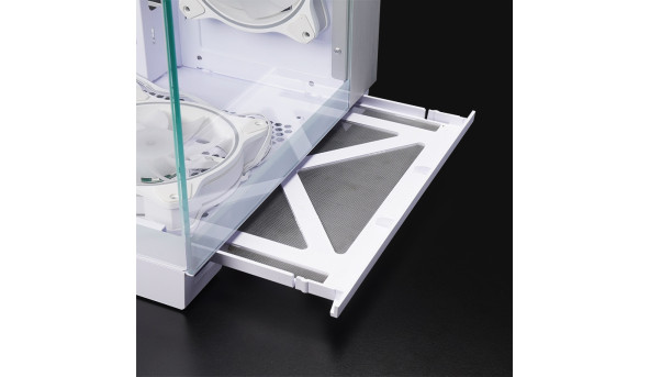 Корпус Chieftec VISIO GM-30W-TG-OP ATX, без БЖ, White - 649287