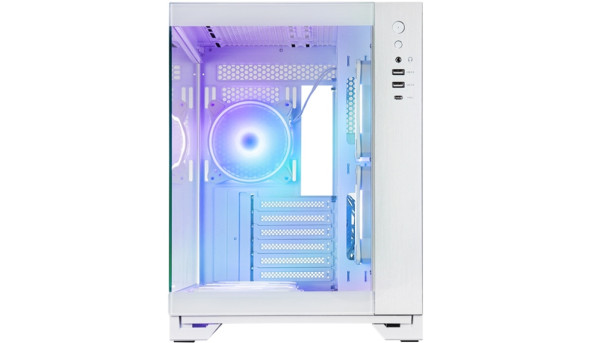 Корпус Chieftec VISIO GM-30W-TG-OP ATX, без БЖ, White - 649287