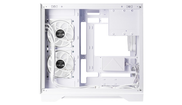 Корпус Chieftec VISIO GM-30W-TG-OP ATX, без БЖ, White - 649287