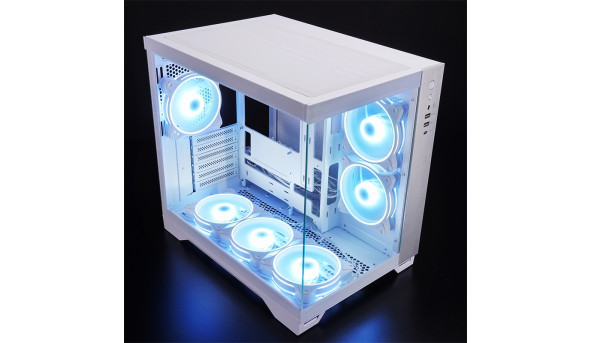 Корпус Chieftec VISIO GM-30W-TG-OP ATX, без БЖ, White - 649287