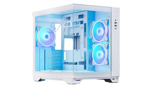 Корпус Chieftec VISIO GM-30W-TG-OP ATX, без БЖ, White
