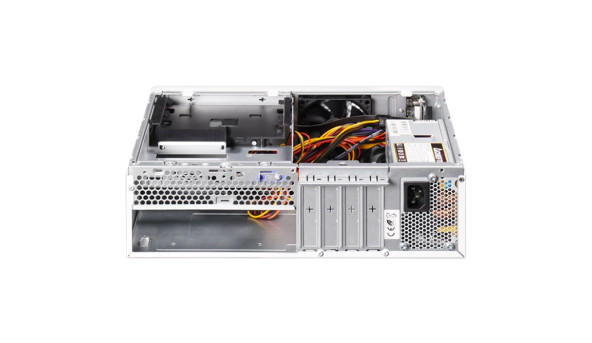 Корпус Chieftec UNI BE-10W-300 mATX , БЖ 300W, SLIM FF WHITE - 649288